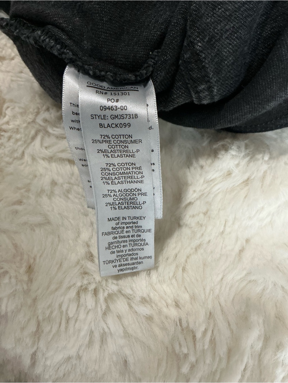 Good American Fit For Success Black Denim Utility Jumpsuit Women’s SZ 2 - Picture 11 of 11